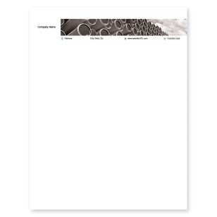 Sunny Pipes Letterhead 8-1/2x11 - Dove Gray