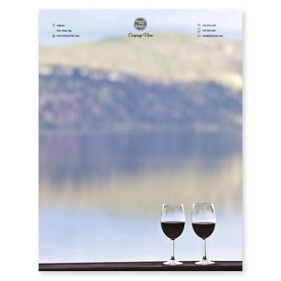 Lake Sauvignon Letterhead 8-1/2x11 - Wine