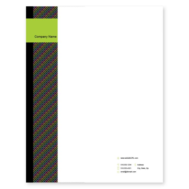8-bit Wonder Letterhead 8-1/2x11 - Kiwi Green