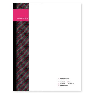 8-bit Wonder Letterhead 8-1/2x11 - Strawberry Red