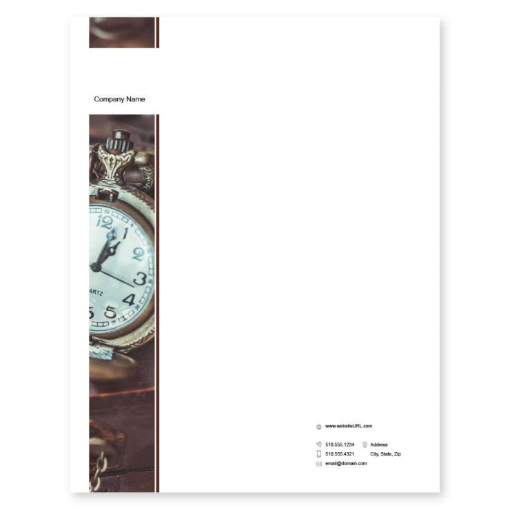 Treasure chest Letterhead 8-1/2x11