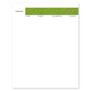 Circuit board Letterhead 8-1/2x11 - Jewel