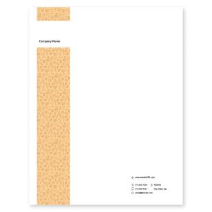 Bread Letterhead 8-1/2x11 - Grandis Orange