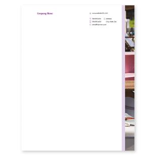 Variety Vendor Letterhead 8-1/2x11 - Smoke Purple