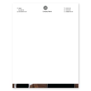 Coffee Break Letterhead 8-1/2x11 - Brown