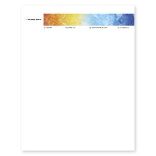 Cool Heat Letterhead 8-1/2x11 - White