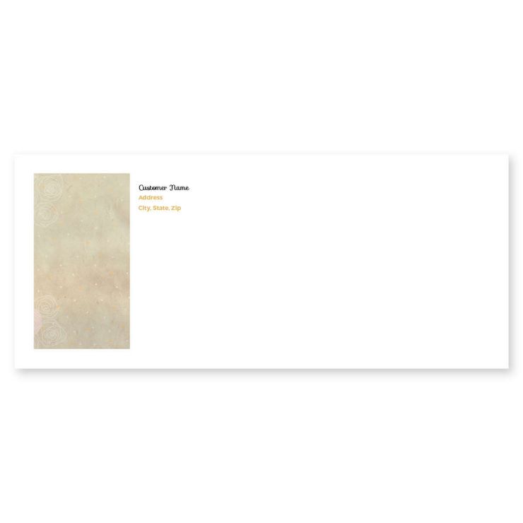 Trimmed With Baubles Envelope No. 10 - White
