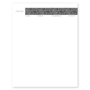 Schematic Letterhead 8-1/2x11 - Blue Shark