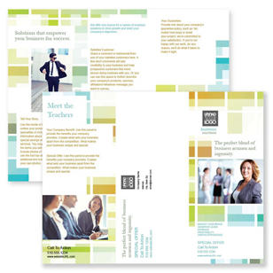 Business Solutions Brochure tri-fold 8-1/2x11 Rectangle