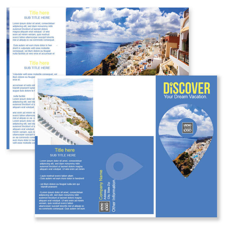 Discover Brochure tri-fold 8-1/2x11 Rectangle