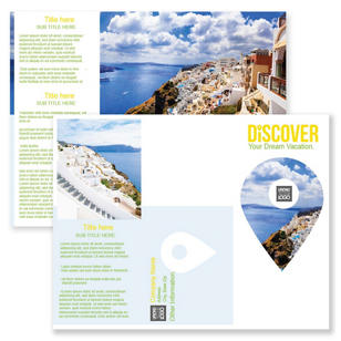 Discover Brochure tri-fold 8-1/2x11 Rectangle - Kiwi Green