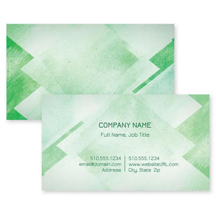 Abstract Blends Business Card 2x3-1/2 Rectangle - Kiwi Green