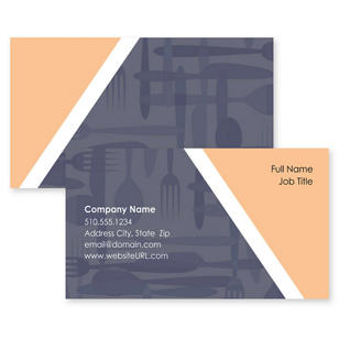 5 star service Business Card 2x3-1/2 Rectangle - Charcoal