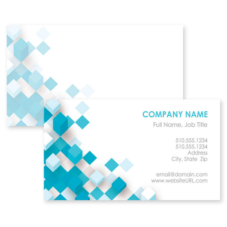 Cubist Movement Business Card 2x3-1/2 Rectangle