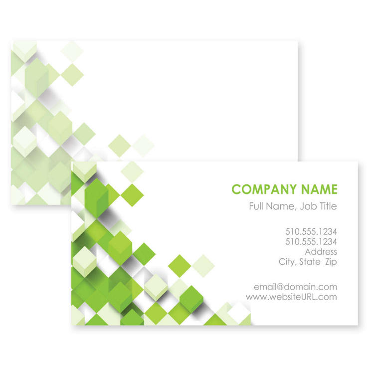 Cubist Movement Business Card 2x3-1/2 Rectangle