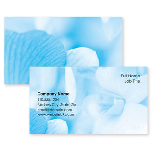 Tranquility Business Card 2x3-1/2 Rectangle - Sky Blue