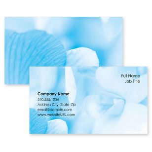 Tranquility Business Card 2x3-1/2 Rectangle - Blue, Sky