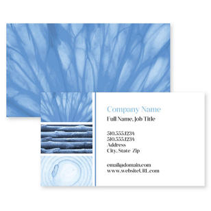 Slice of Life Business Card 2x3-1/2 Rectangle - Sky Blue