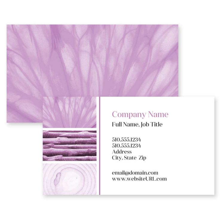 Slice of Life Business Card 2x3-1/2 Rectangle - Hibiscus