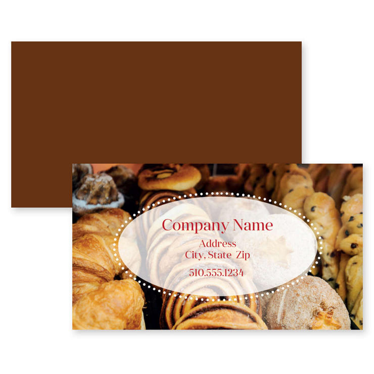 Pure Delish Business Card 2x3-1/2 Rectangle