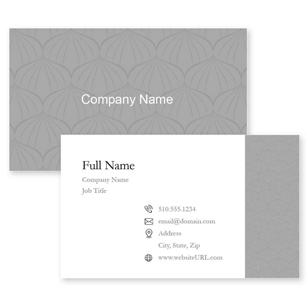 Vintage pattern Business Card 2x3-1/2 Rectangle - Dusty Gray