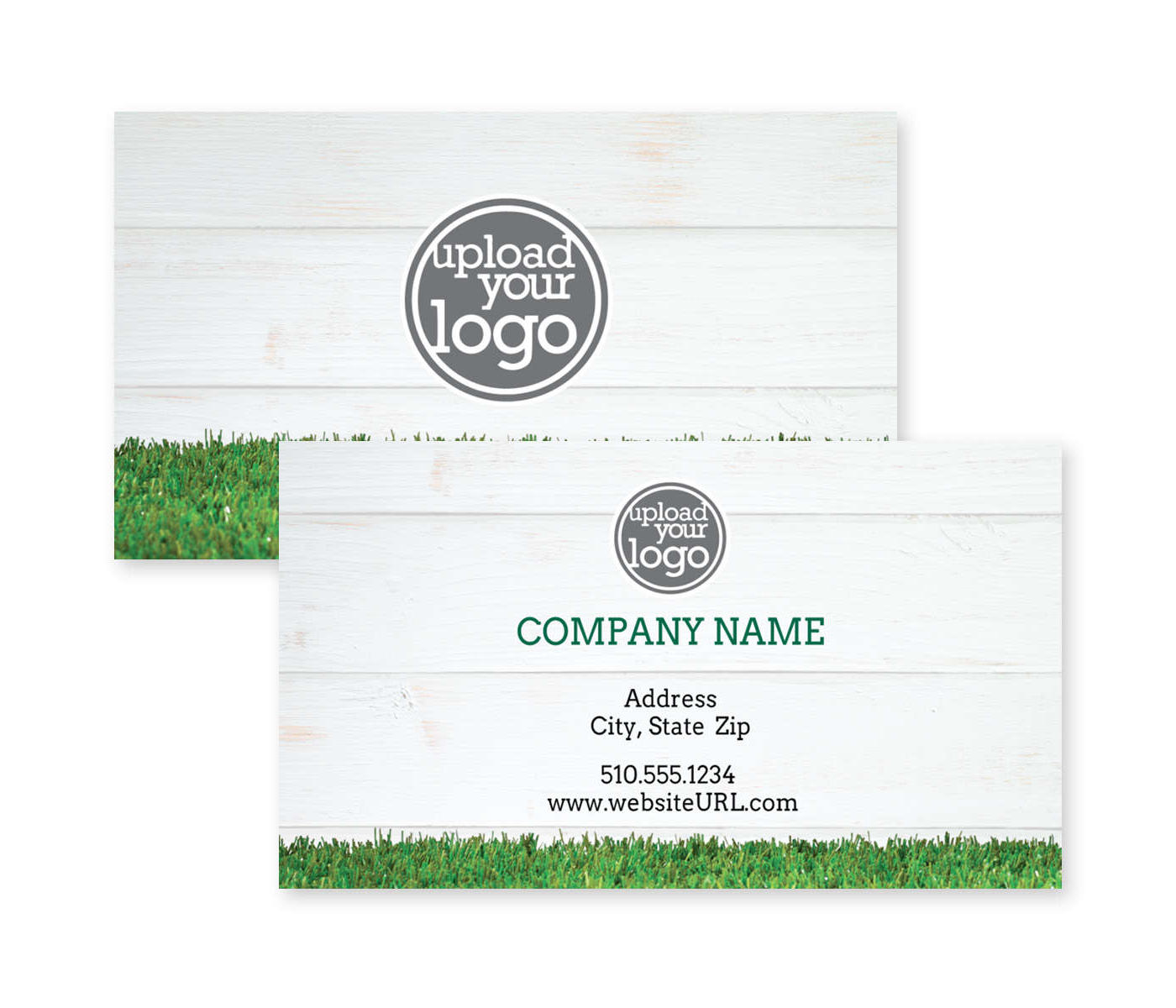 Lush Lawn Business Card 2x3-1/2 Rectangle Horizontal