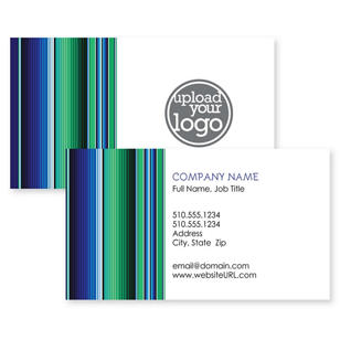 South of the Border Business Card 2x3-1/2 Rectangle - Blue
