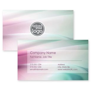 Material Flair Business Card 2x3-1/2 Rectangle Horizontal - Jewel