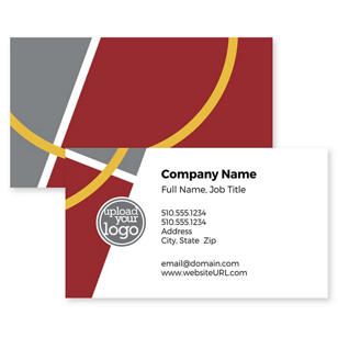 Make a Statement Business Card 2x3-1/2 Rectangle Horizontal - Paprika Red