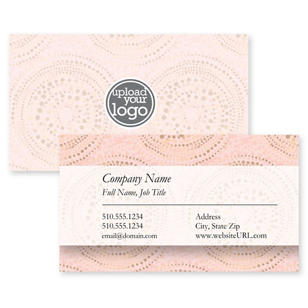 Mark the Spots Business Card 2x3-1/2 Rectangle Horizontal - Apricot