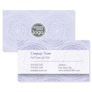 Mark the Spots Business Card 2x3-1/2 Rectangle Horizontal - Smoke Purple