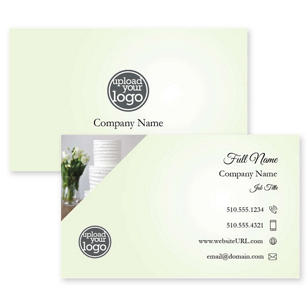 Chic Cake Business Card 2x3-1/2 Rectangle Horizontal - Ginger