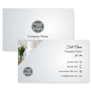 Chic Cake Business Card 2x3-1/2 Rectangle Horizontal - Iron