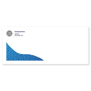 Droplets Envelope No. 10 - Blue