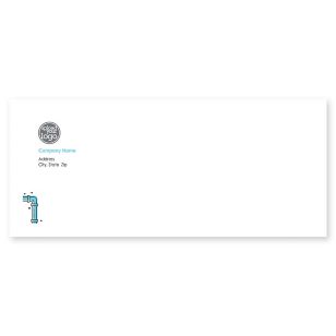 Pipe Dream Envelope No. 10 - Blue, Sky