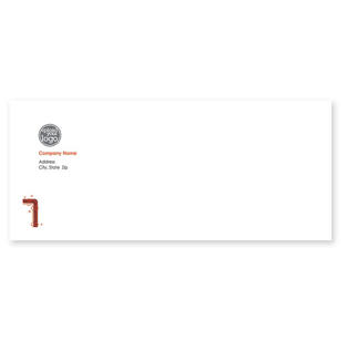 Pipe Dream Envelope No. 10 - Merlot Red