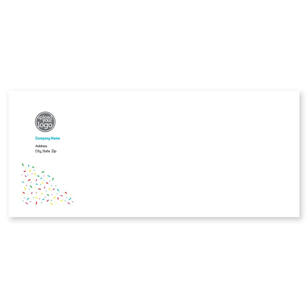 Sweet Sprinkles Envelope No. 10 - Blue