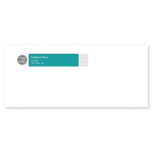 Petite Markings Envelope No. 10 - Tropical Teal