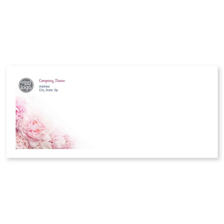 Peony Bouquet Envelope No. 10 - Hibiscus