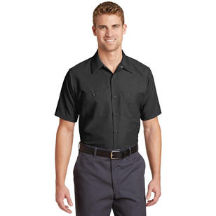 Red Kap - Short Sleeve Industrial Work Shirt - Charcoal