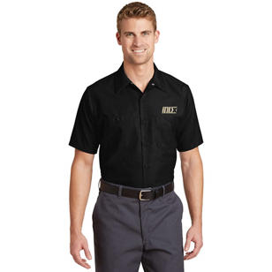 Red Kap - Short Sleeve Industrial Work Shirt - Black