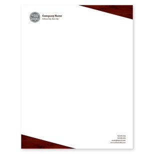 Lumber Lane Letterhead 8-1/2x11 - Wine