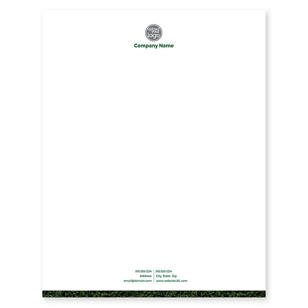 Natural Textures Letterhead 8-1/2x11 - Verdun Green