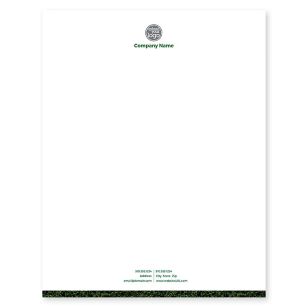 Natural Textures Letterhead 8-1/2x11 - Verdun Green