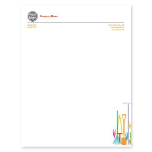 Perfectly Manicured Letterhead 8-1/2x11 - Pomegranate Red