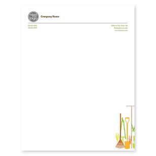Perfectly Manicured Letterhead 8-1/2x11 - Brown
