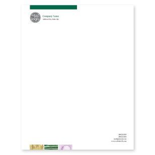 Slice of Life Letterhead 8-1/2x11 - Moss Green