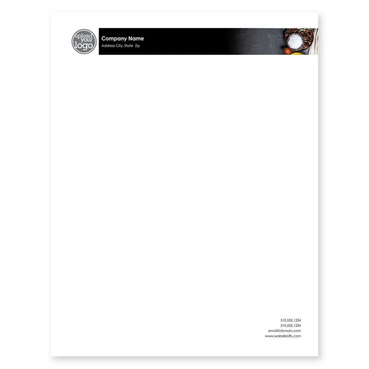 Whole and Healthy Letterhead 8-1/2x11 - Charcoal