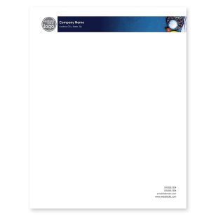 Whole and Healthy Letterhead 8-1/2x11 - Venice Blue