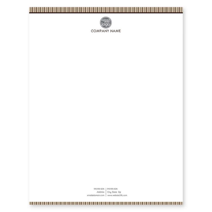 Bold Profile Letterhead 8-1/2x11 - Brown